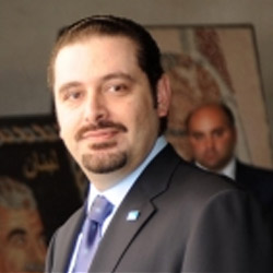 Saad Hariri, son of assassinated Lebanese prime minister Rafik Hariri.