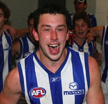 Todd Goldstein booted five goals for North Melbourne on Sunday.