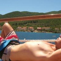 Daniel Garb on holiday on a boat in Croatia in July 2009. Photo entered by Daniel Garb of North Caulfield. Victoria.