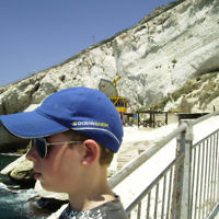Greg Levine in Rosh Hanikra, Israel, in July 2009. Photo entered by Debbie Levine. Greg Levine in Rosh Hanikra, Israel, in July 2009. Photo entered by Debbie Levine.