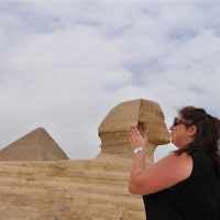 Estelle Dimand in Cairo in October 2009. Photo entered by Estelle Dimand of Carnegie, Victoria.