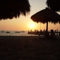Sunset on the beach in Puerto Vallarta, Mexico in April 2009. Photo entered by Jeremy Shonberg of McKinnon, Victoria.