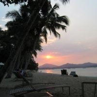 Sunset on Dunk Island, Queensland, in October 2009. Photo entered by Leah Momsen of Kanimbla Heights, Queensland. Sunset on Dunk Island, Queensland, in October 2009. Photo entered by Leah Momsen of Kanimbla Heights, Queensland.