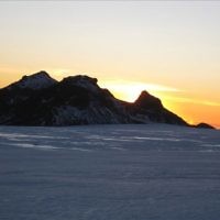 Sunset on the Langjokull glacier in Iceland in December 2009. Photo entered by Maria Amesz of Floreat, WA.