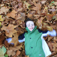 Noah Frost plays in St James Park in London in November 2009. Photo entered by Rachel Frost of Bentleigh East, Victoria.