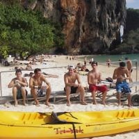 Students from Melbourne on holiday in Thailand in December 2009 and January 2010.