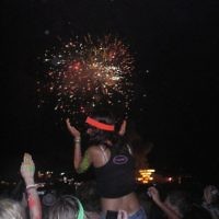 Full moon party on Koh Phangan, Thailand.