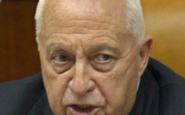 Former Israeli prime minister Ariel Sharon. Photo: AJN file