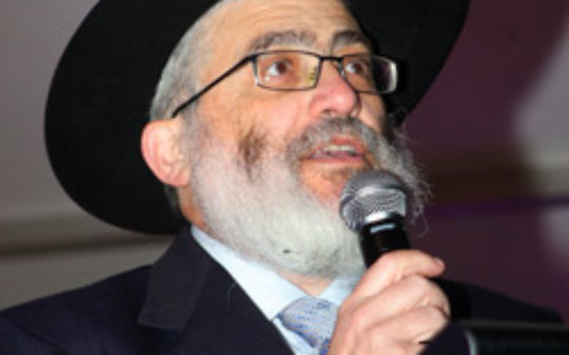 Rabbi Joseph Gutnick. Photo: AJN file