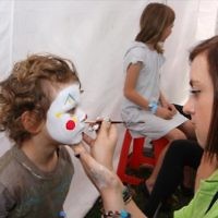 Jewish Care Family Fun Day at Bialik College. Guy Levy having his face painted. Photo: Peter Haskin Jewish Care Family Fun Day at Bialik College. Guy Levy having his face painted. Photo: Peter Haskin