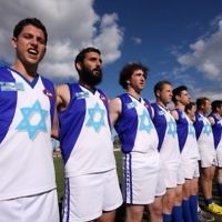 Harmony Cup football tournament, Whitten Oval. Israel v Lebanon. Photo: Peter Haskin Harmony Cup football tournament, Whitten Oval. Israel v Lebanon. Photo: Peter Haskin