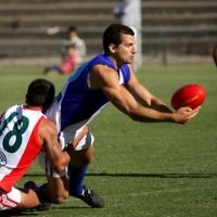 Harmony Cup football tounament at Whitten Oval. Israel v Lebanon. Photo: Peter Haskin Harmony Cup football tounament at Whitten Oval. Israel v Lebanon. Photo: Peter Haskin