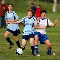 Maccabi U16 Girls soccer. photo: peter haskin Maccabi U16 Girls soccer. photo: peter haskin