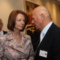 21-5-10. AIJAC lunch at Arnold Block Leibler with Deputy Prime Minister Julia Gillard. Photo: Peter Haskin