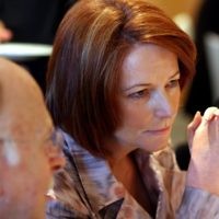 21-5-10. AIJAC lunch at Arnold Block Leibler with Deputy Prime Minister Julia Gillard. Photo: Peter Haskin