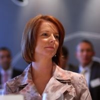 21-5-10. AIJAC lunch at Arnold Block Leibler with Deputy Prime Minister Julia Gillard. Photo: Peter Haskin