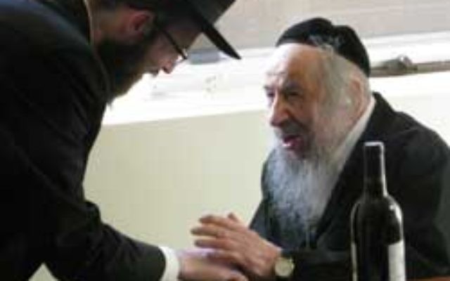 Rabbi Yitzchok Dov Koppelman is the world's oldest rabbi at 105-years-old. Photo: Yumi Rosenbaum/AJN.