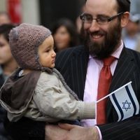 30-8-10. Gilad Shalit. On the occasion of the 5th birthday he has spent in captivity,  Jewish students from Melbourne organised a rally outside the GPO in Melbourtne city.