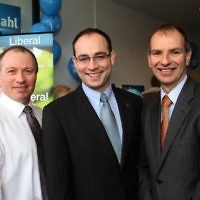 Election 2010. Liberal canidates for melbourne Ports, past and present. From left: Adam Held, Kevin Ekendahl, David Southwick. Election 2010. Liberal canidates for melbourne Ports, past and present. From left: Adam Held, Kevin Ekendahl, David Southwick.