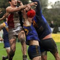 5-9-10. AJAX v Beaumaris. VAFA 2nd Semi Final at Trevor Barker Oval, Sandringham. Photo: Peter Haskin. 5-9-10. AJAX v Beaumaris. VAFA 2nd Semi Final at Trevor Barker Oval, Sandringham. Photo: Peter Haskin.