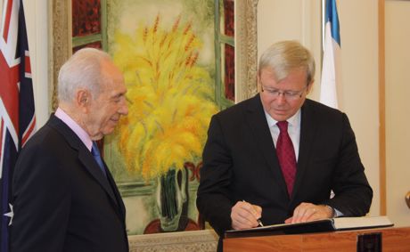 Rudd's push for peace – The Australian Jewish News