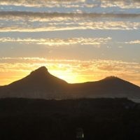 Annie Casper of Cremorne, NSW, entered this sunset photo taken of Lion's Head and Signal Hill, Cape Town, South Africa in January 2011.