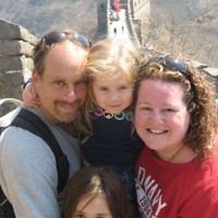 Karen Katz of Victoria entered this photo of her family on the Great Wall of China in March 2010.