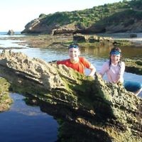 Melissa Morris of East Brighton, Victoria, entered this photo of her children Ashley and Amanda in Warrnambool in January 2011.