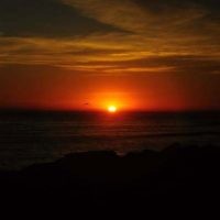 Simi Lewin of Brighton, Victoria, entered this photo of sunset in Malibu.