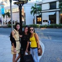 Simi Lewin of Brighton entered this photo of herself (centre) and friends in Los Angeles.