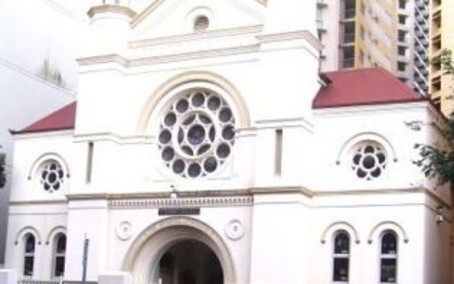 Brisbane Synagogue was spared