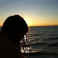Andrew Klein entered this photo of her daughter Lucy at sunset in Fiji in January 2011.