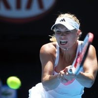 Australian Open 2011. Carolne Wozniacki. Photo: Peter Haskin