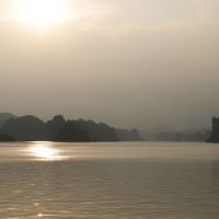 Jonathan Barzel of Carnegie, Victoria, entered this photo taken at sunrise in Halong Bay, Vietnam in August 2010.