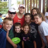 Mark Greenberg entered this photo of his son Toby and friends meeting Gary Ablett at the Gold Coast Suns training at Surfers Paradise beach in January 2011.