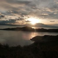 Rebekah Halprin entered this photo taken at sunset at Lake Titicaca, Bolivia in January 2011.