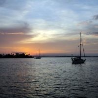 Rebecca Shonberg of McKinnon, Victoria entered this sunset photo taken at the San Blas Islands, Panama in October 2010.