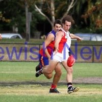 AJAX football. Round 1, 2011 vs Fitzroy. 9-4-11. Photo: Peter Haskin