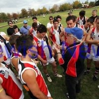 AJAX football. Round 1, 2011 vs Fitzroy. 9-4-11. Photo: Peter Haskin