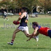 AJAX football. Round 1, 2011 vs Fitzroy. 9-4-11. Photo: Peter Haskin