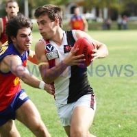 AJAX football. Round 1, 2011 vs Fitzroy. 9-4-11. Photo: Peter Haskin