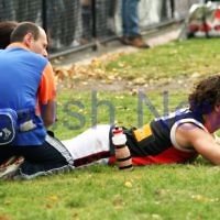 AJAX football. Round 1, 2011 vs Fitzroy. 9-4-11. Photo: Peter Haskin