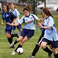 15-5-11. Soccer. Maccabi Women v Box Hill. Photo: Peter Haskin 15-5-11. Soccer. Maccabi Women v Box Hill. Photo: Peter Haskin