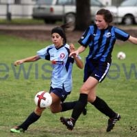 15-5-11. Soccer. Maccabi Women v Box Hill. Photo: Peter Haskin 15-5-11. Soccer. Maccabi Women v Box Hill. Photo: Peter Haskin