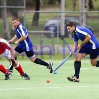 Maccabi Hockey Club v Latrobe. 1-5-11. Damian Suss. Photo: Peter Haskin Maccabi Hockey Club v Latrobe. 1-5-11. Damian Suss. Photo: Peter Haskin