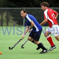 Maccabi Hockey Club v Latrobe. 1-5-11. Gary Beville. Photo: Peter Haskin Maccabi Hockey Club v Latrobe. 1-5-11. Gary Beville. Photo: Peter Haskin