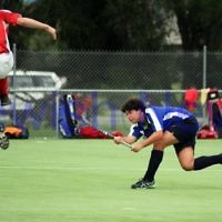 Maccabi Hockey Club v Latrobe. 1-5-11. Photo: Peter Haskin Maccabi Hockey Club v Latrobe. 1-5-11. Photo: Peter Haskin