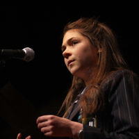 Yom Hazikaron 2011. Robert Blackwood Hall, Monash University. Ella Joel. Photo: Peter Haskin