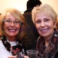 17-7-11. Opening of the Lex Mrocki "Seen and Unseen" photographic exhibtion at Melbourne's Jewish Museum. Lyla Weisler (left), Lillian Pearce. Photo: Peter Haskin 17-7-11. Opening of the Lex Mrocki "Seen and Unseen" photographic exhibtion at Melbourne's Jewish Museum. Lyla Weisler (left), Lillian Pearce. Photo: Peter Haskin
