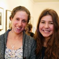 17-7-11. Opening of the Lex Mrocki "Seen and Unseen" photographic exhibtion at Melbourne's Jewish Museum. Samantha Loff (left), Elisha Segal. Photo: Peter Haskin 17-7-11. Opening of the Lex Mrocki "Seen and Unseen" photographic exhibtion at Melbourne's Jewish Museum. Samantha Loff (left), Elisha Segal. Photo: Peter Haskin